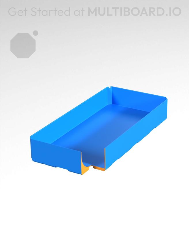 2x4x0.75 - Curved Bin - Multibin Insert