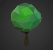 Low poly tree