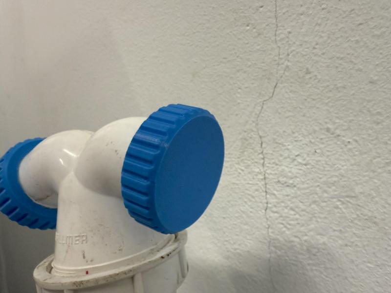 Deckel 1" Abwasserrohr Siphon