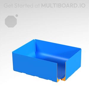 4x3x1.5 - Full Curved Bin - Multibin Insert