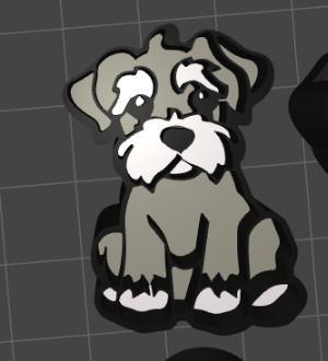 Keychain | Hand Painted Custom Pet Portrait | Dog | DOGGO adorable cute pets