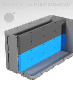 4x1H - Bottom Multibin Divider