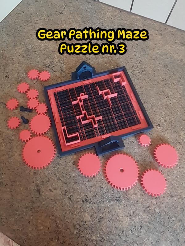 Gear Pathing Maze Puzzle nr. 3