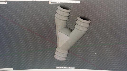Raccordo a Y per tubo 15 mm