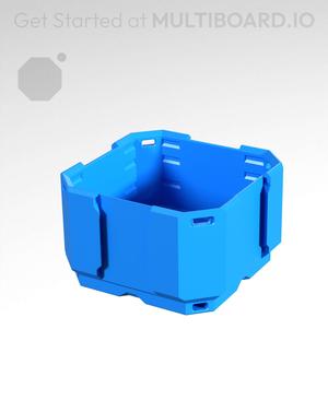 1x1x0.5 - Full Multipoint Rail - Multibin Shell