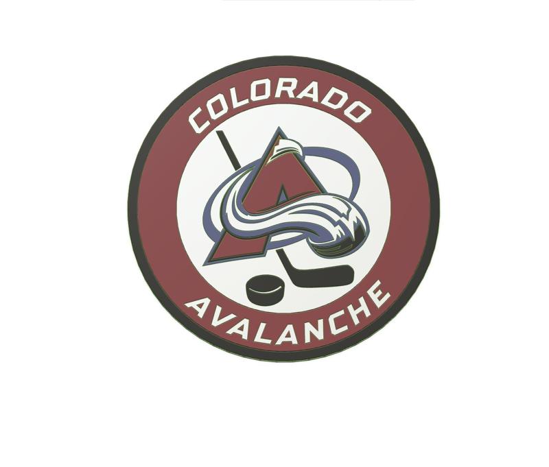 Colorado Avalanche NHL hockey logo custom coaster