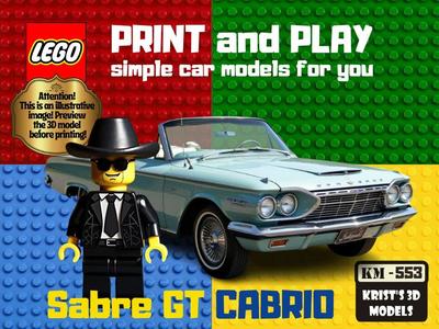 LEGO Sabre GT Cabrio