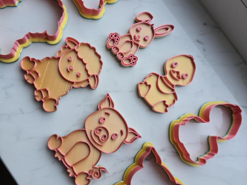 Farm Set Animal 1 Cookie Cutter Play-Doh Fun Play