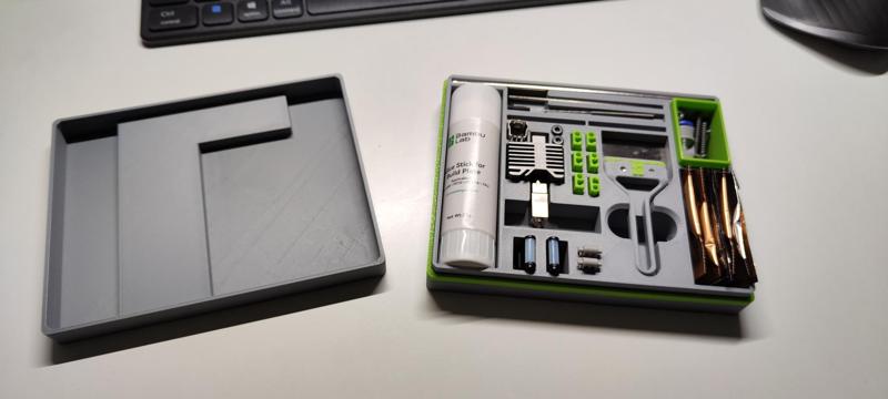 Compact Accessory Box Bambulabs P1S (1 spare nozzle)