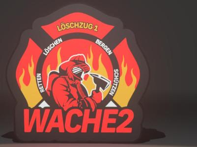 Lightbox Neuwied Fire Department Crest 