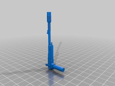 Princess Leia Blaster Transformers Scale 5mm Handle