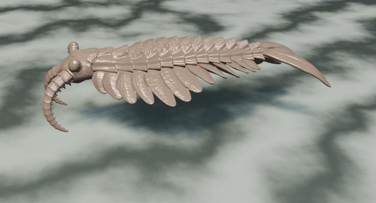 Anomalocaris sculpture