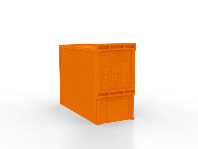 Scale Masonry Mixed-Use Building