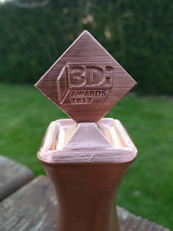 3D PI Awards 2017 Trophy