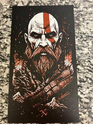 Kratos includes A1 mini size (HueForge print)