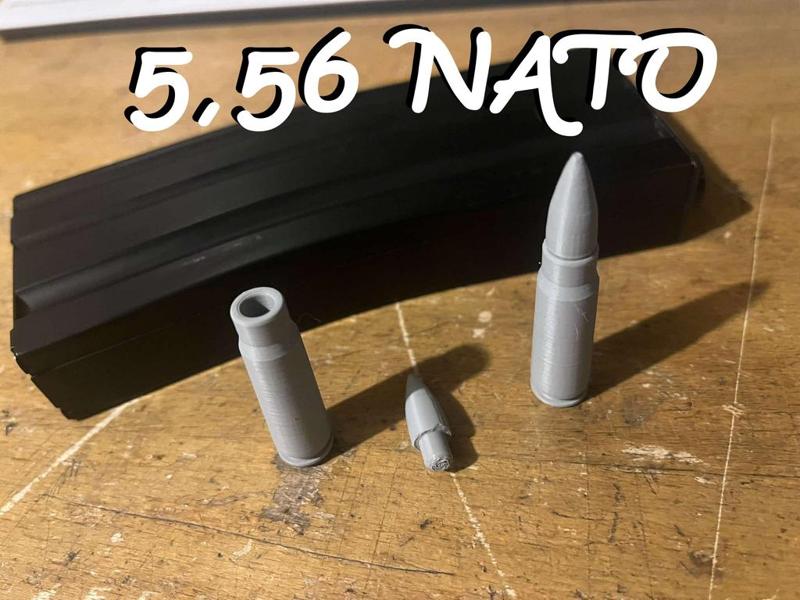 Imitation of 5.56 NATO cartridge