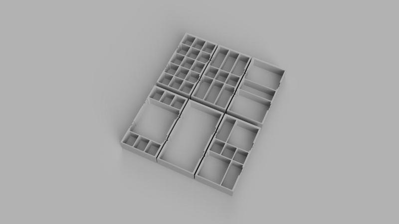 Organizer for electronic components