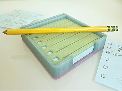 Sticky Note Holder w/ Stencil