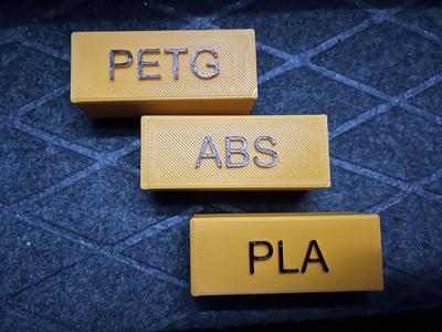 Storage filament shelf labels