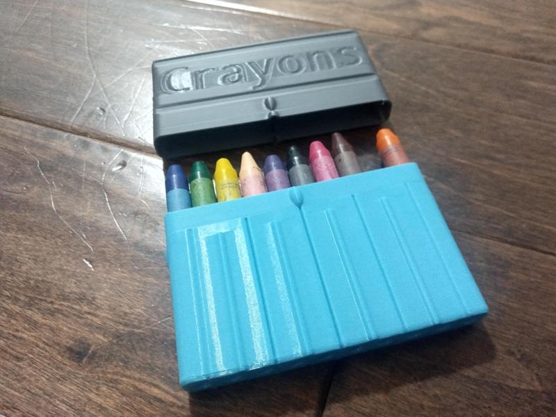 Slotted Crayon Box