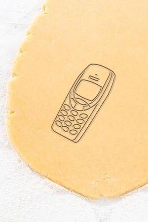 Telephone Cookie Cutter, Biscuit Cutter