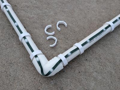 1/2" PVC seed pixel clips