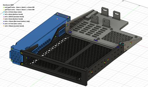 Lenovo Tiny 19" 1U Rack Mount-sliding rails mod