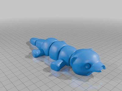 Otter Multi color Split in Multiple Parts