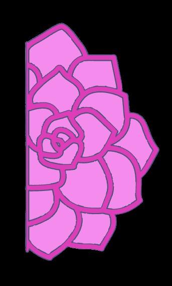 Multicolor Half Flower Bookmark 3.stl