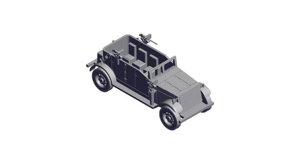 1/87 Scale M1 Scout Car.stl