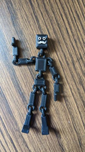Print In Place Ragdoll Bot With a Mustache