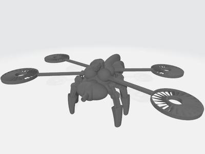Steampunk dragonfly fighter