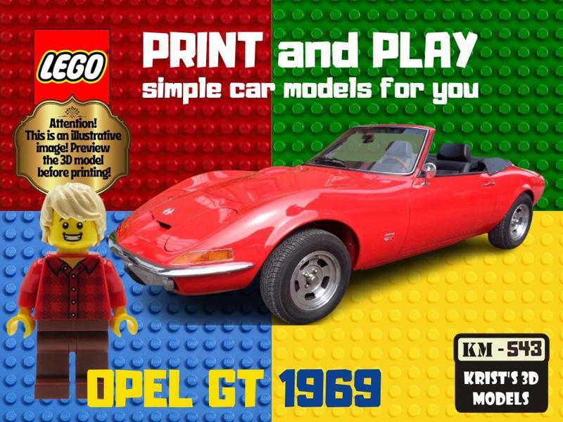 LEGO Opel GT 1969