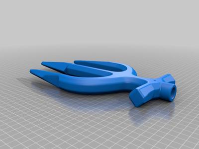 Aquaman trident for 15mm diameter  pole