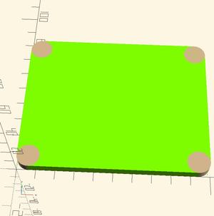 Rounded Square OpenSCAD