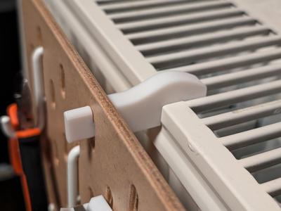 IKEA Skadis Radiator Mount