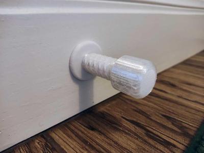 Door bumper (base w/ hidden single screw)