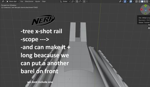 nerf barel