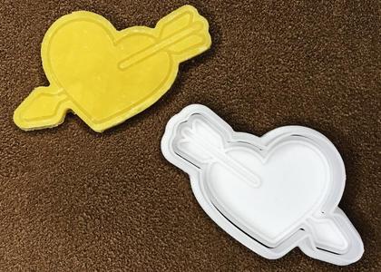 valentine arrow heart cookie cutter
