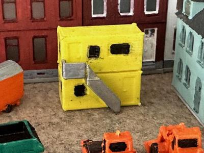 Office container 2-stories (z-scale)