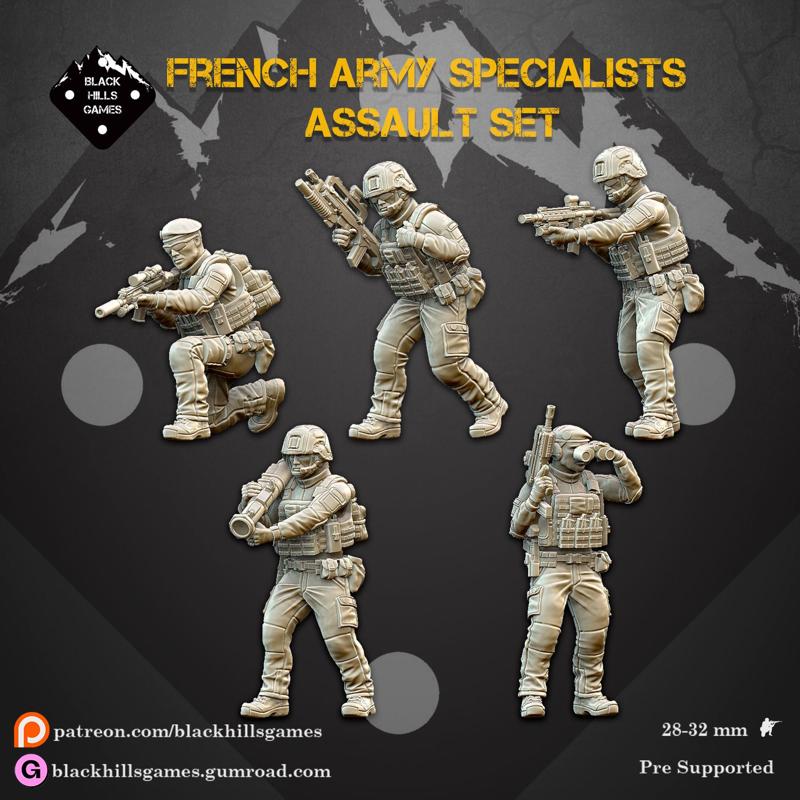 Black Hills Games - French Army Specialists (Assault Set)