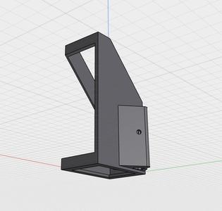 PSU Halter für original Prusa Enclosure (LED Beleuchtung)