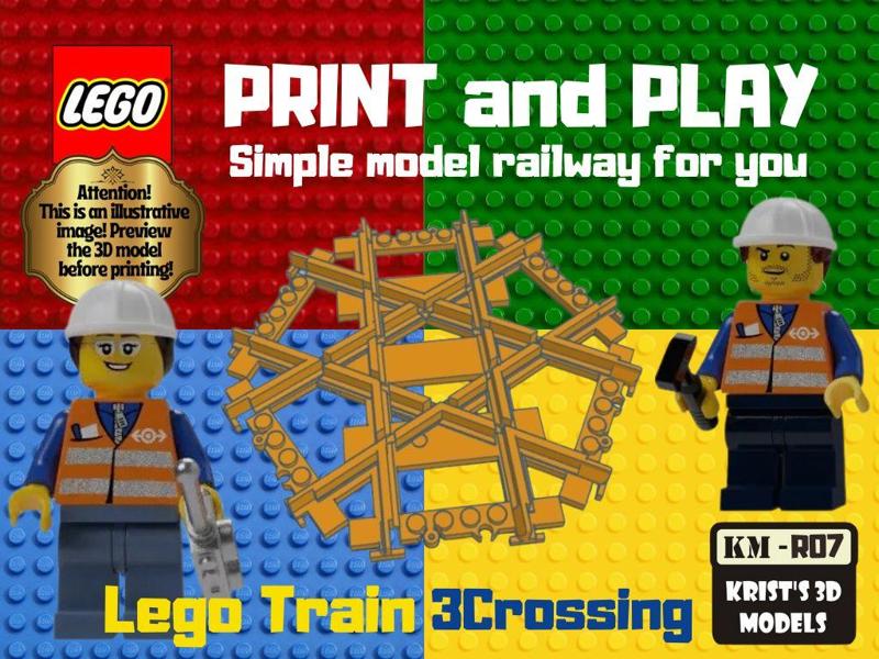 LEGO Train 3Cross