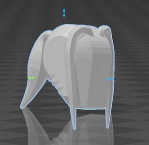 Dummy13 Ponytail Head with Bangs