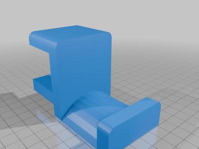 Porta cuffie per scrivania (sottile)