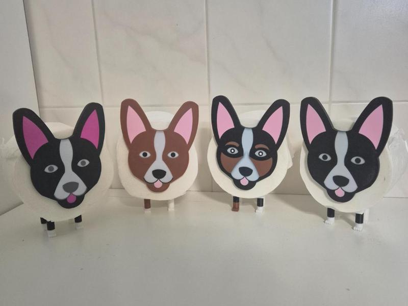 Corgi Toilet Paper Holder