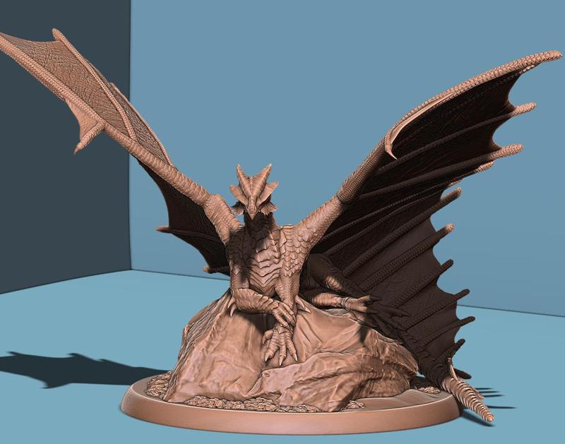 Adult Copper Dragon