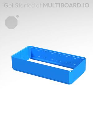 4x2x0.75 - Simple Walls - Standard Click-In Multibin Shell Extension