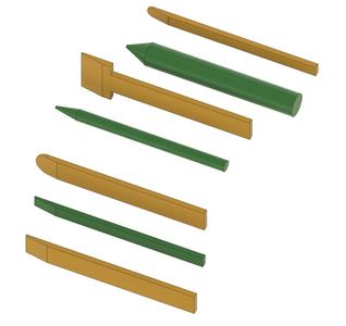 Glue mixing applicator sticks for epoxy