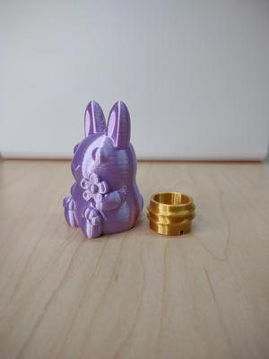Bunny with a Flower